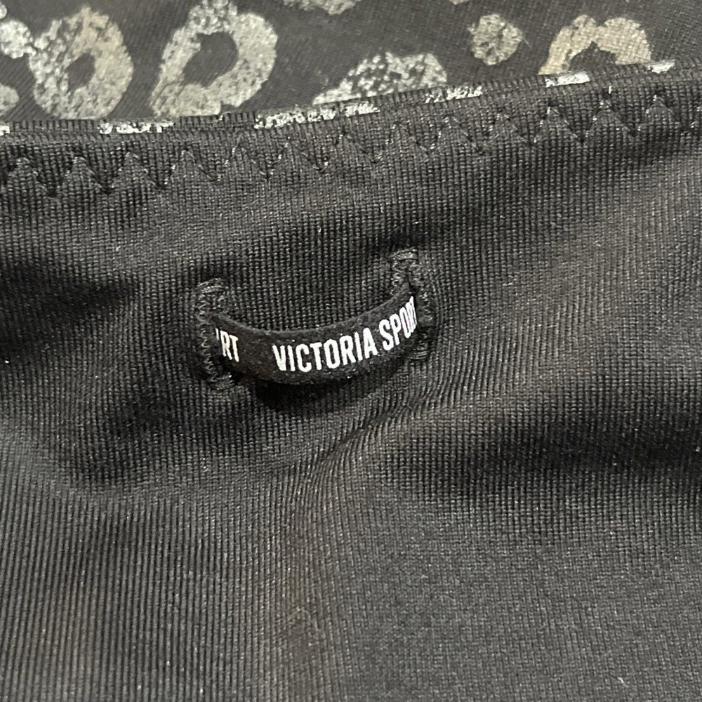 Victorias Secret VSX Sport Knock Out Legging Womens Size S Black Gray Activewear - Picture 8 of 8